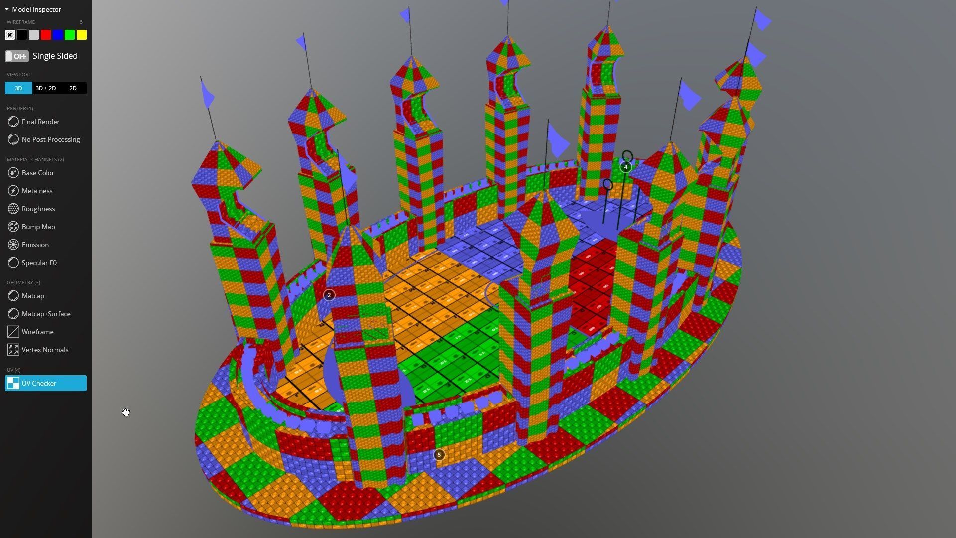 Quidditch field 3D model_10