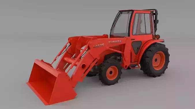 KUBOTA L3200 Steel Cab for   3D model