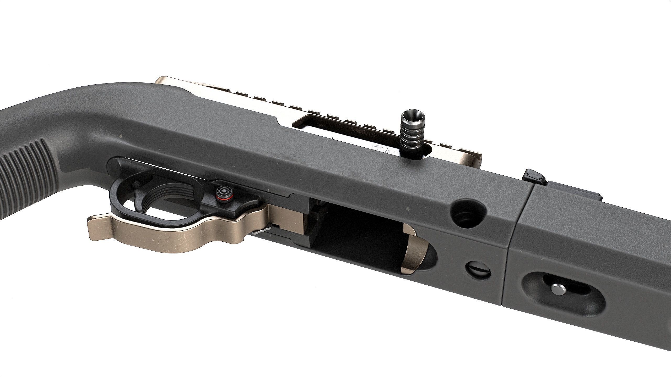 Ruger 10 22 Tactical Takedown Low-poly 3D model_10