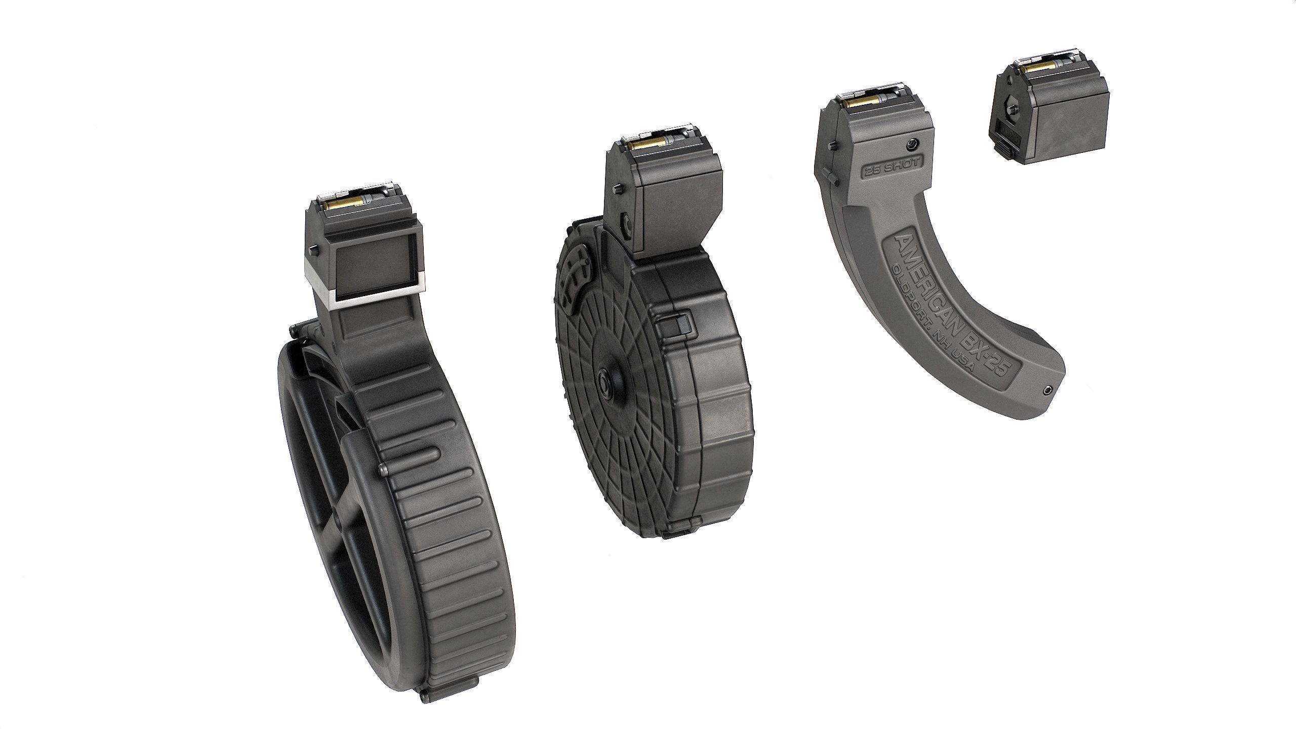 Ruger 10 22 Tactical Takedown Low-poly 3D model_11