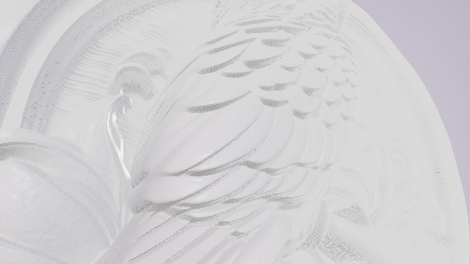 Parrotlet 3 basrelief for 3D printing 3D print model_5