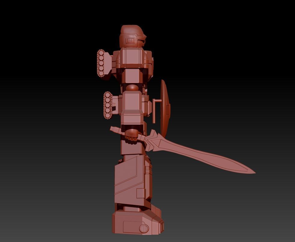 flash king 3D print model_21