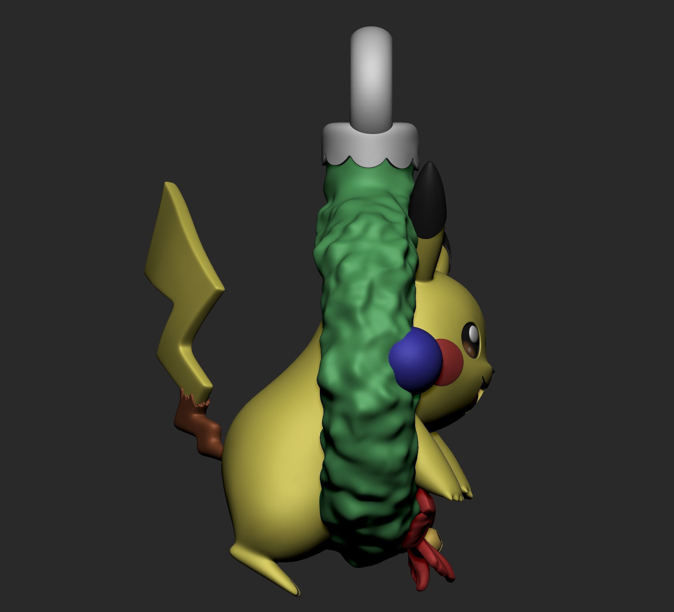 Pokemon - Pikachu Christmas Decoration Free 3D print model_8
