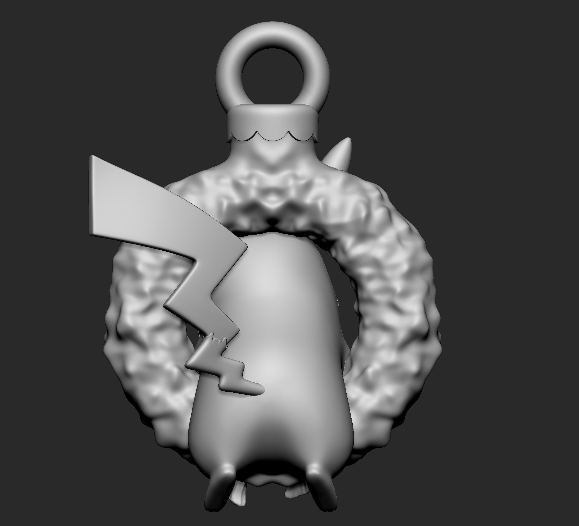 Pokemon - Pikachu Christmas Decoration Free 3D print model_6
