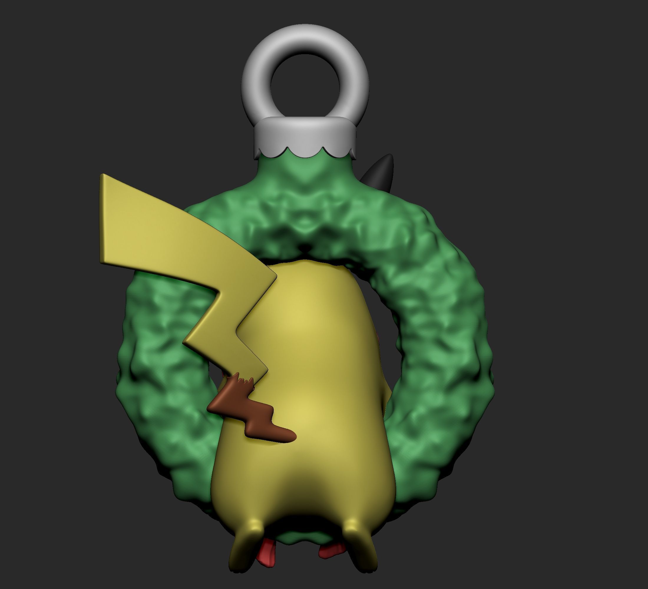 Pokemon - Pikachu Christmas Decoration Free 3D print model_5