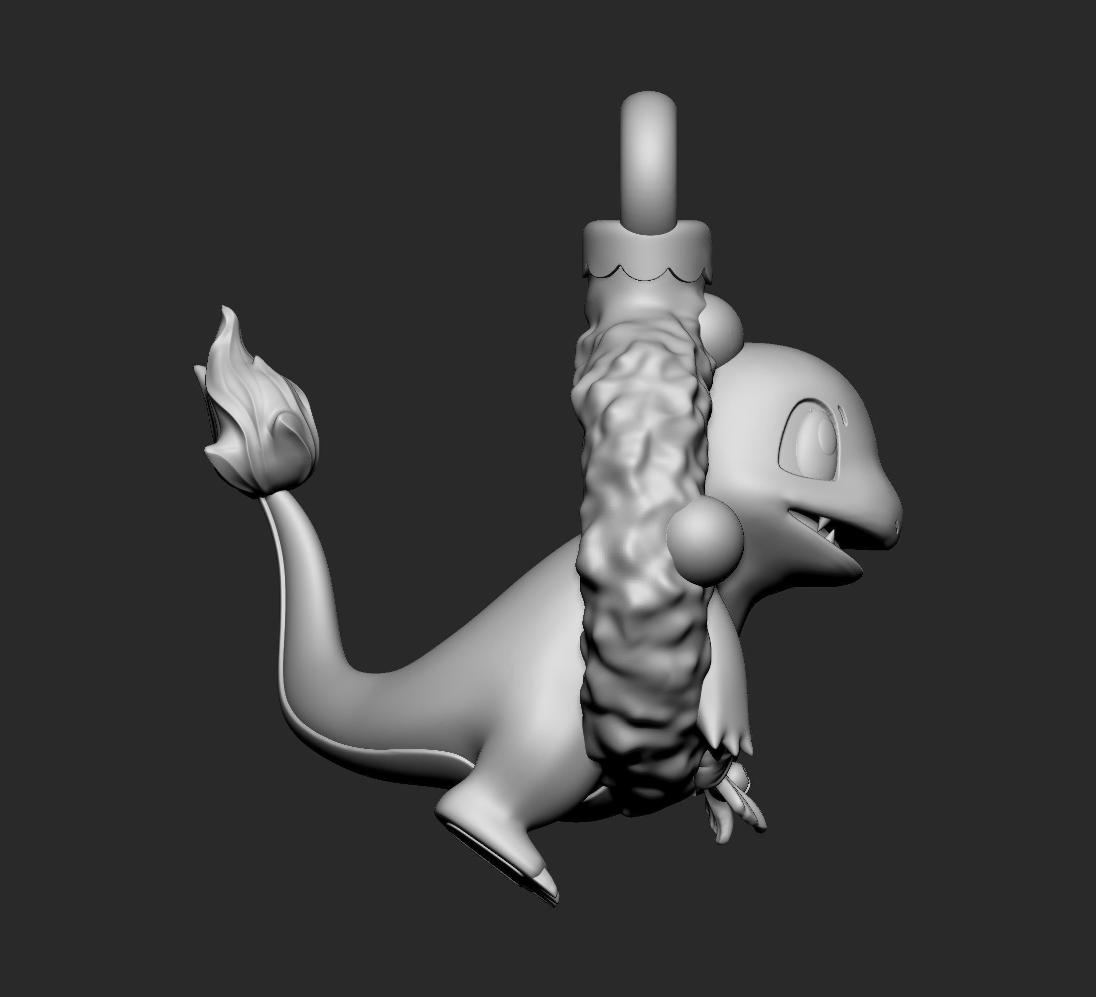 Pokemon - Charmander Christmas Decoration 3D print model_7