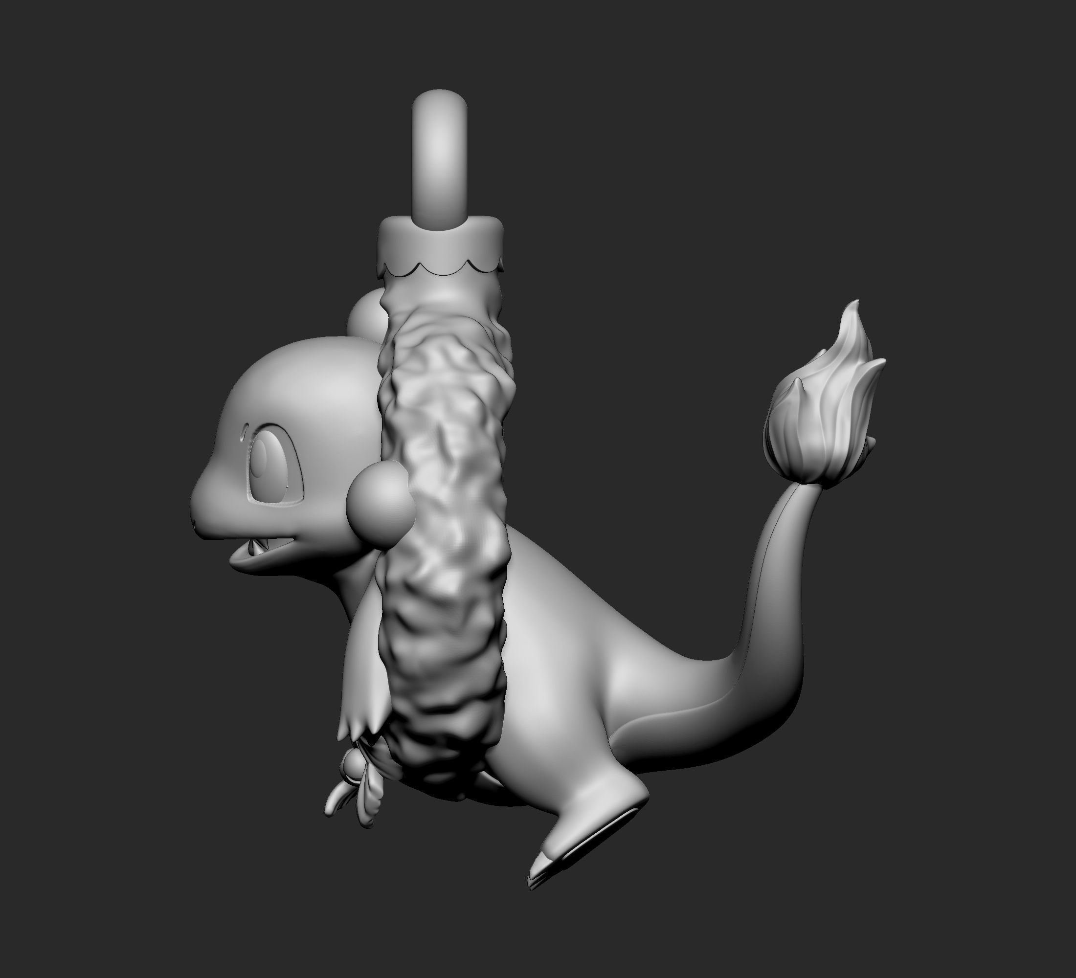 Pokemon - Charmander Christmas Decoration 3D print model_3