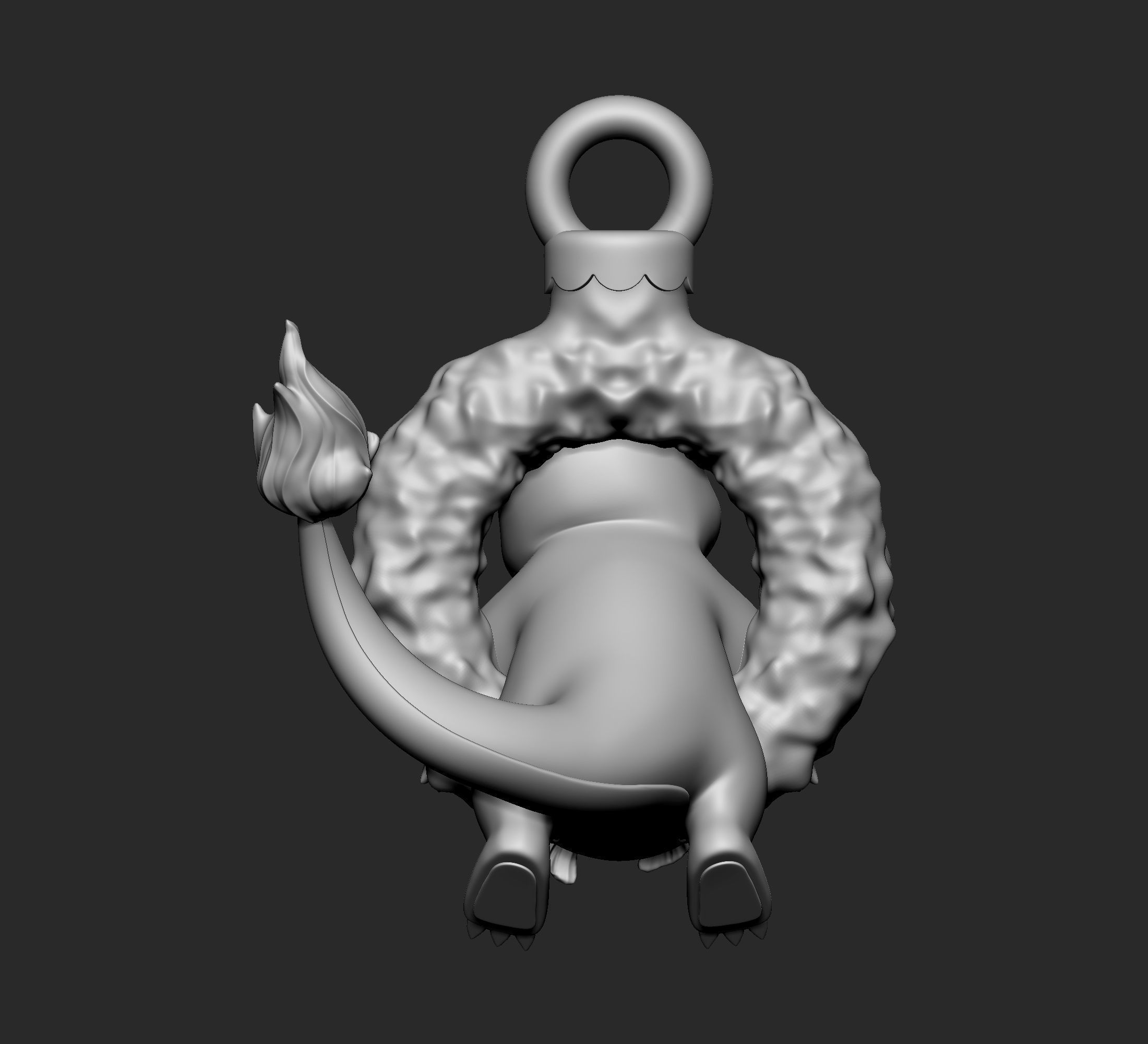 Pokemon - Charmander Christmas Decoration 3D print model_6