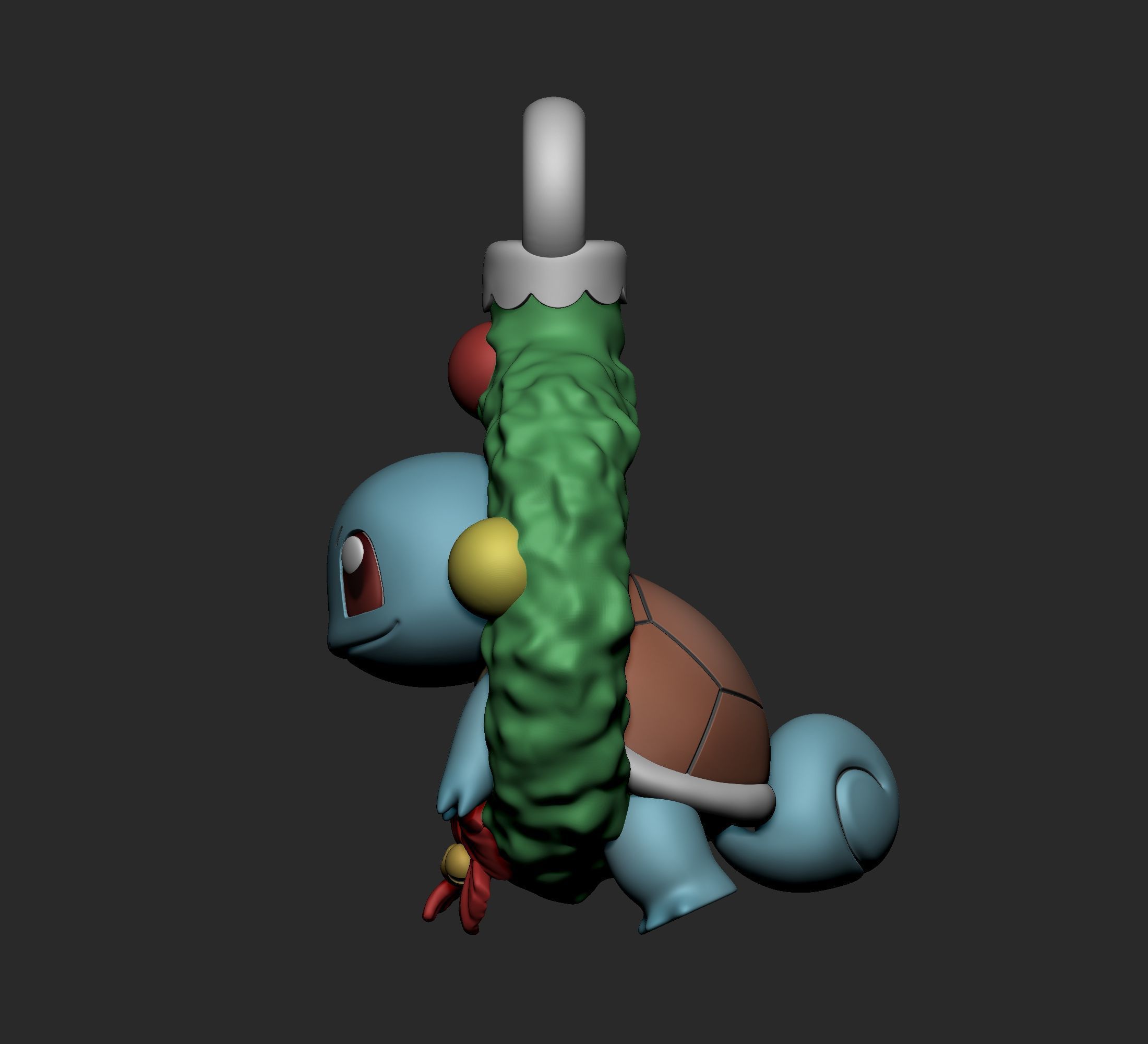 Pokemon - Squirtle Christmas Decoration 3D print model_4