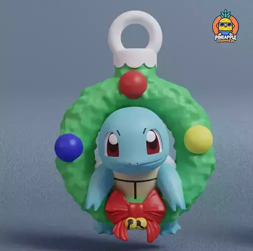 Pokemon - Squirtle Christmas Decoration 3D print model
