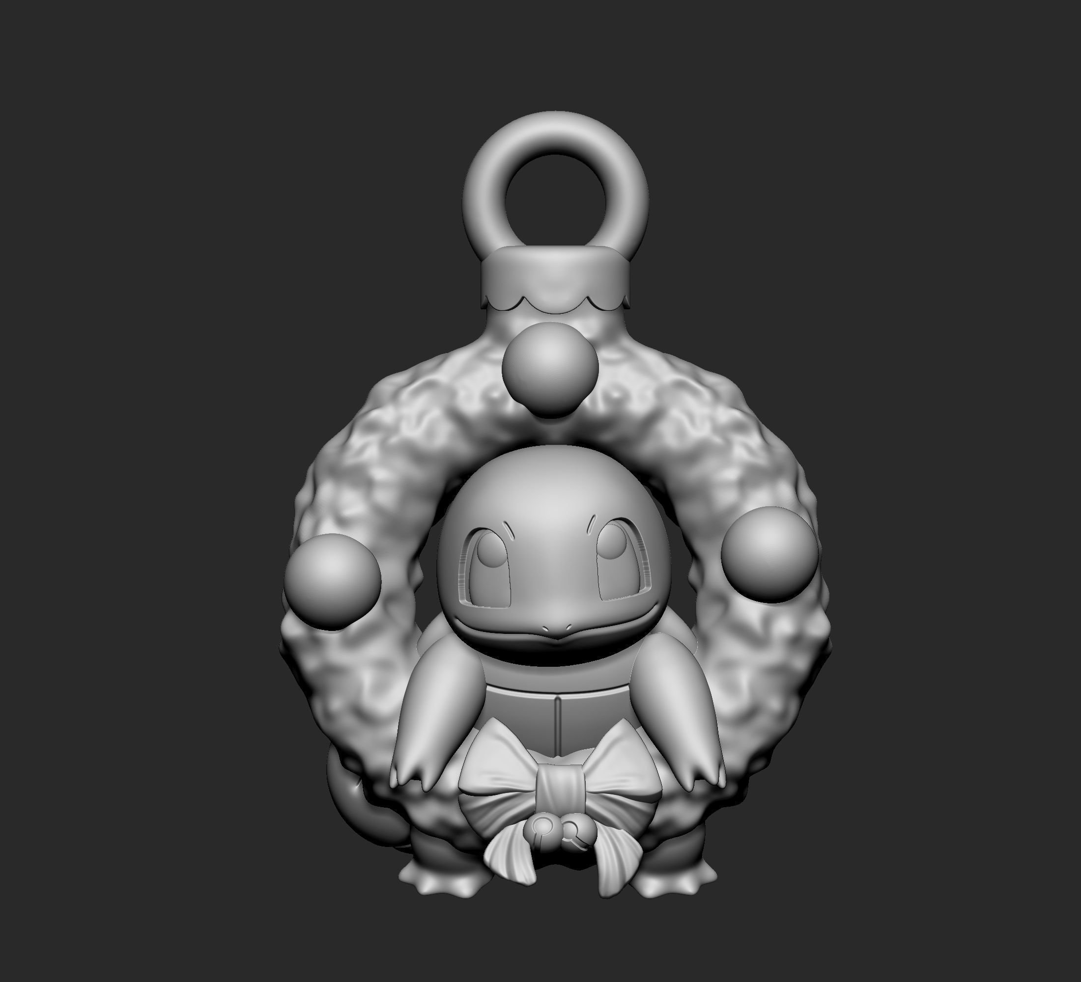 Pokemon - Squirtle Christmas Decoration 3D print model_6