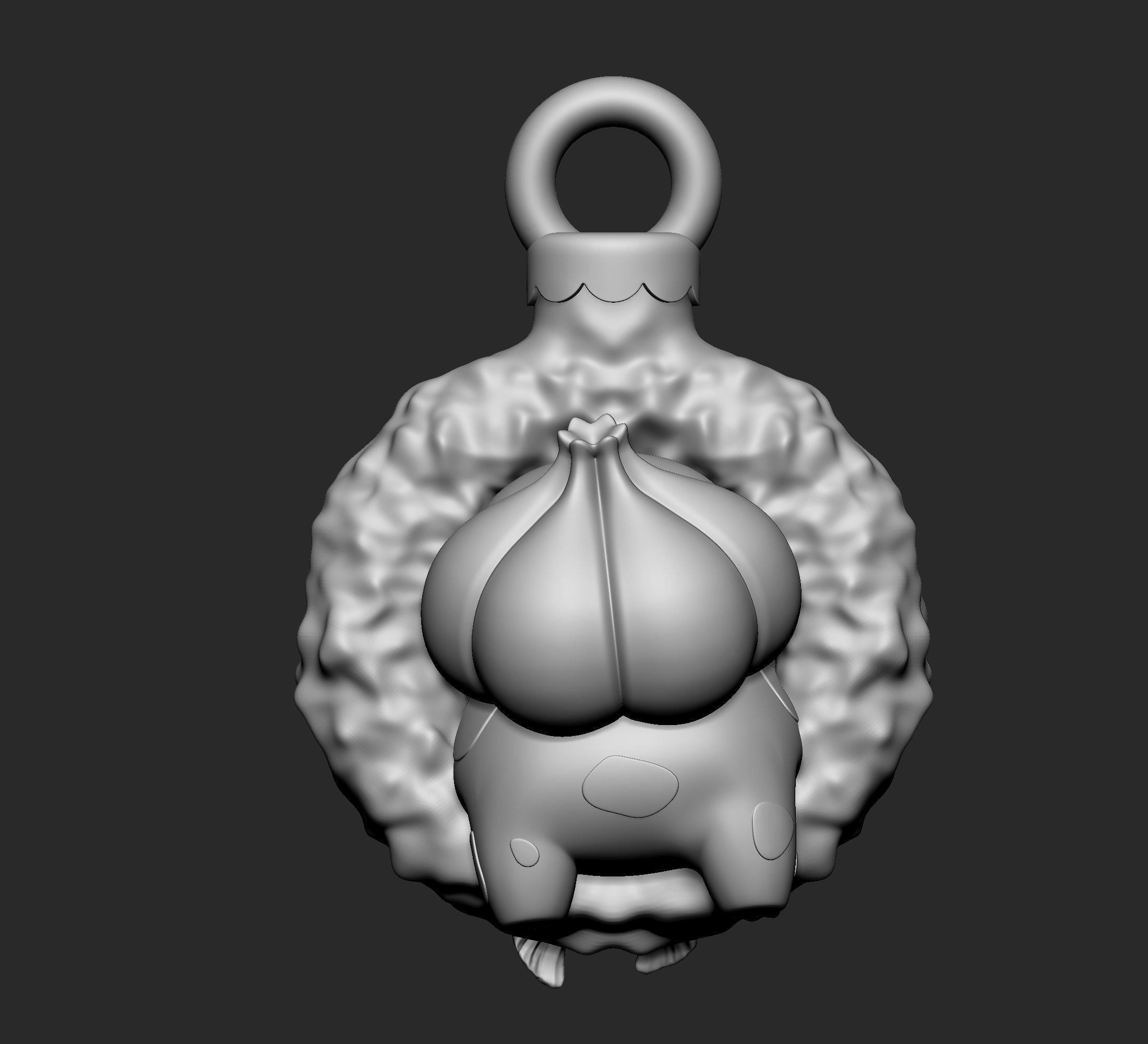Pokemon - Bulbasaur Christmas Decoration 3D print model_6