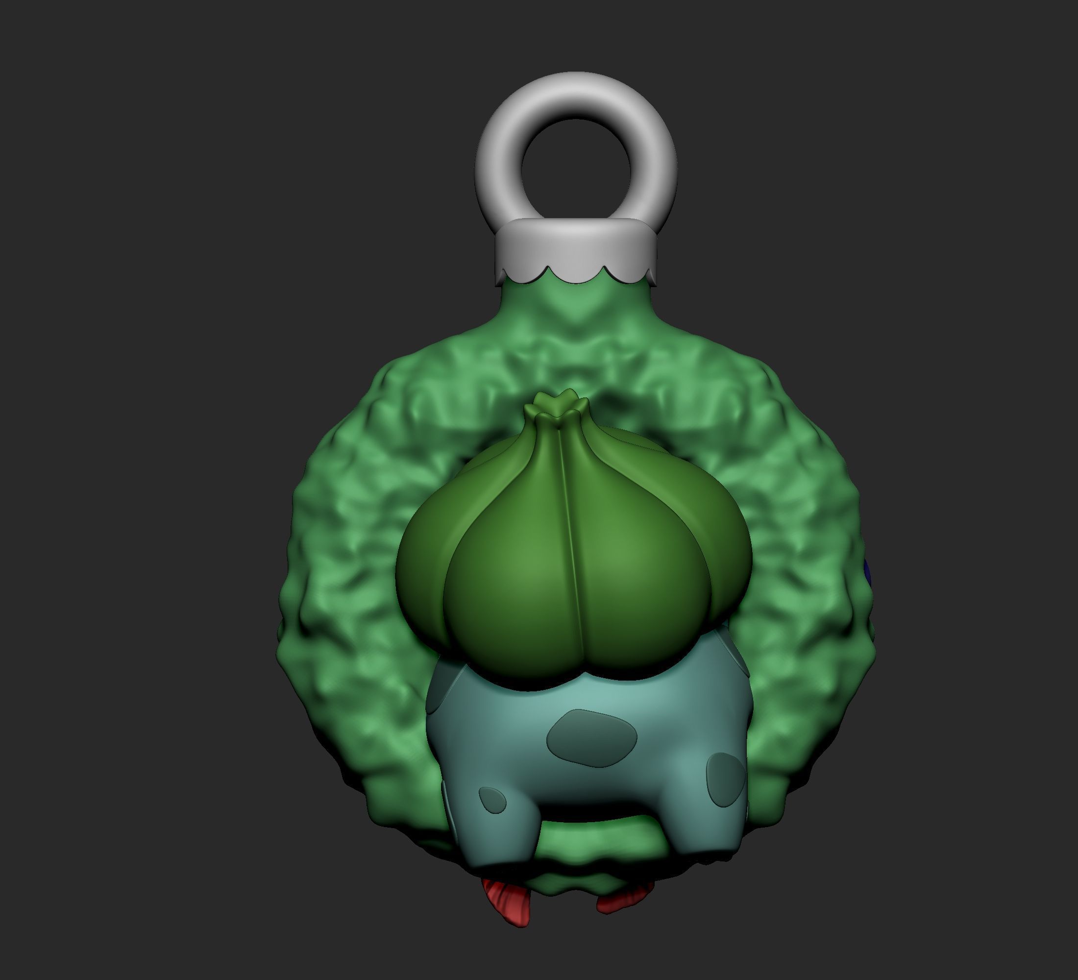 Pokemon - Bulbasaur Christmas Decoration 3D print model_5