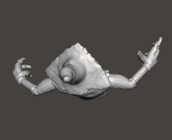 EVIL SCARECROW MINIATURE MODEL FOR HORROR FANTASY GAMES RPG DND 3D print model_6