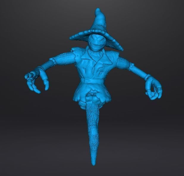 EVIL SCARECROW MINIATURE MODEL FOR HORROR FANTASY GAMES RPG DND 3D print model_8