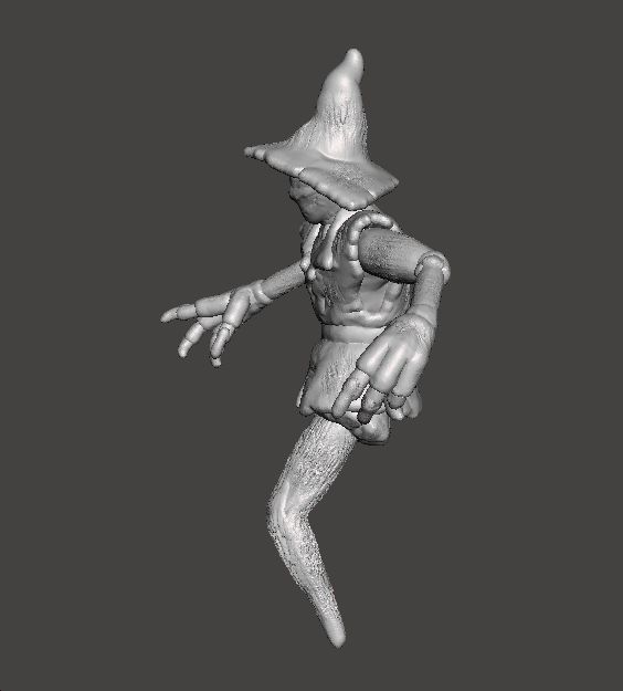 EVIL SCARECROW MINIATURE MODEL FOR HORROR FANTASY GAMES RPG DND 3D print model_4