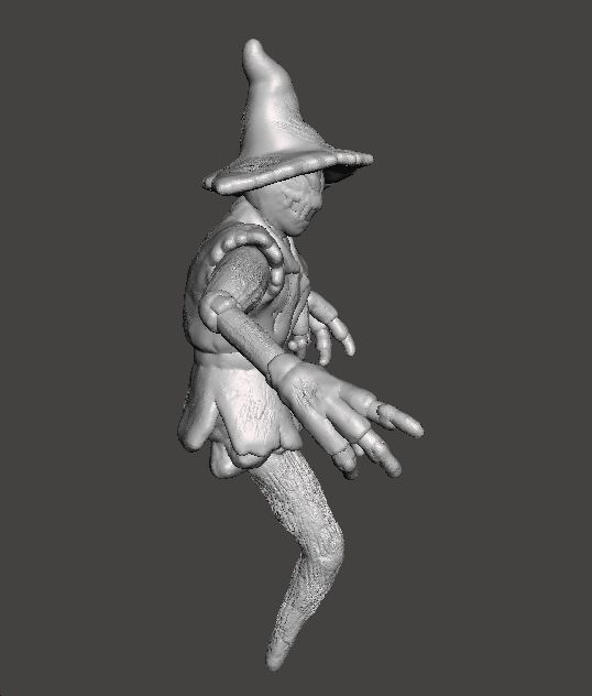 EVIL SCARECROW MINIATURE MODEL FOR HORROR FANTASY GAMES RPG DND 3D print model_3