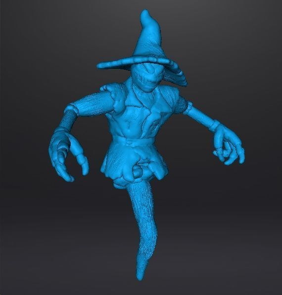 EVIL SCARECROW MINIATURE MODEL FOR HORROR FANTASY GAMES RPG DND 3D print model_10