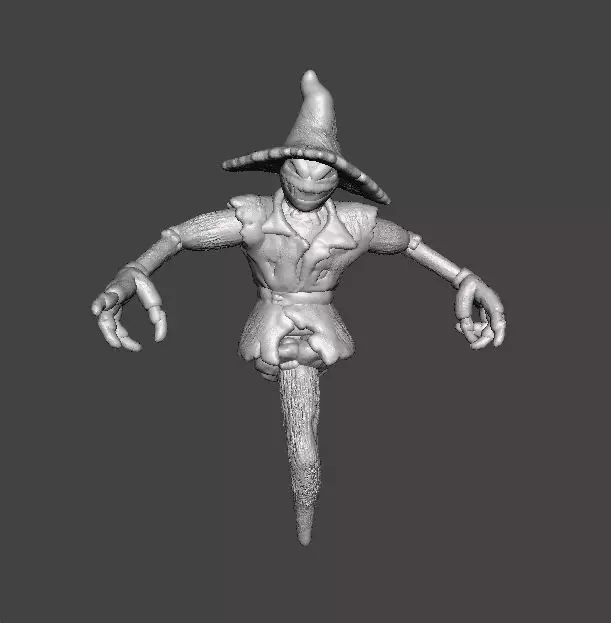 EVIL SCARECROW MINIATURE MODEL FOR HORROR FANTASY GAMES RPG DND 3D print model_0