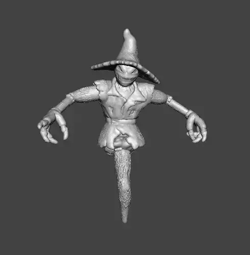 EVIL SCARECROW MINIATURE MODEL FOR HORROR FANTASY GAMES RPG DND 3D print model
