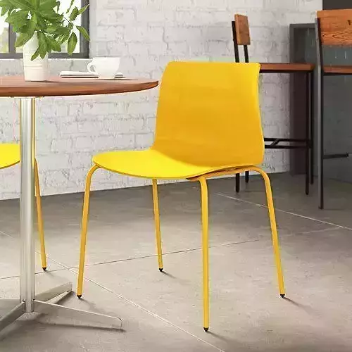 Rest Yellow  Side Chair 