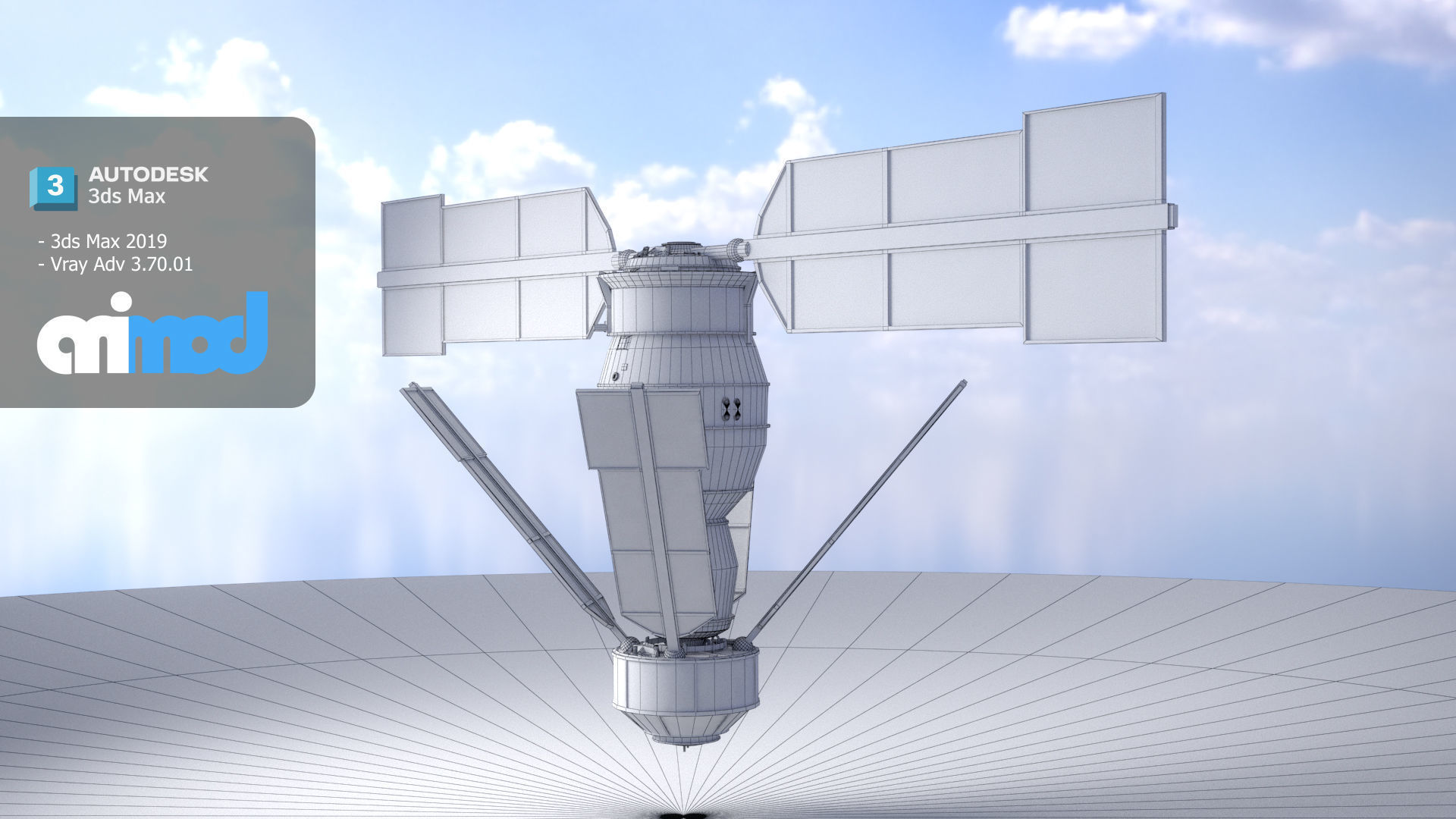 Satellite 3D model_7