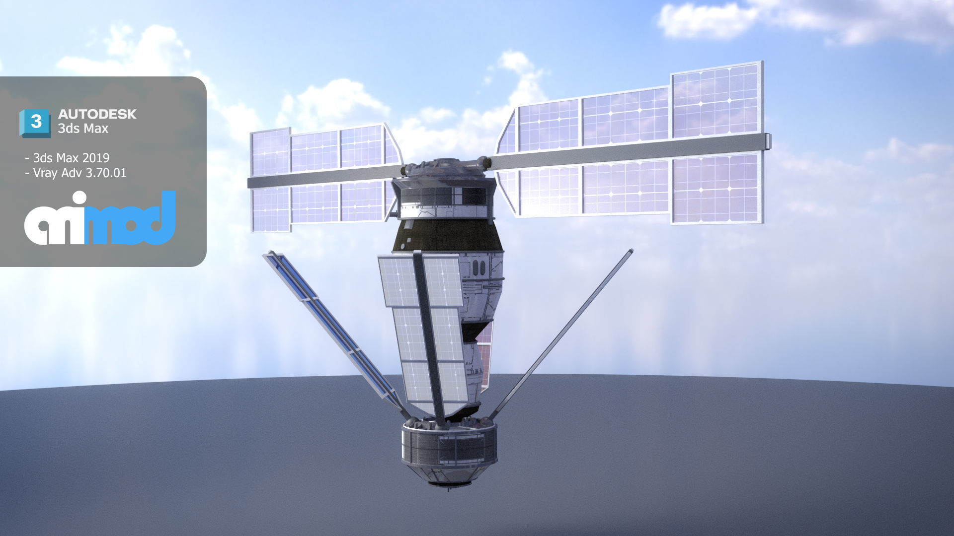 Satellite 3D model_2
