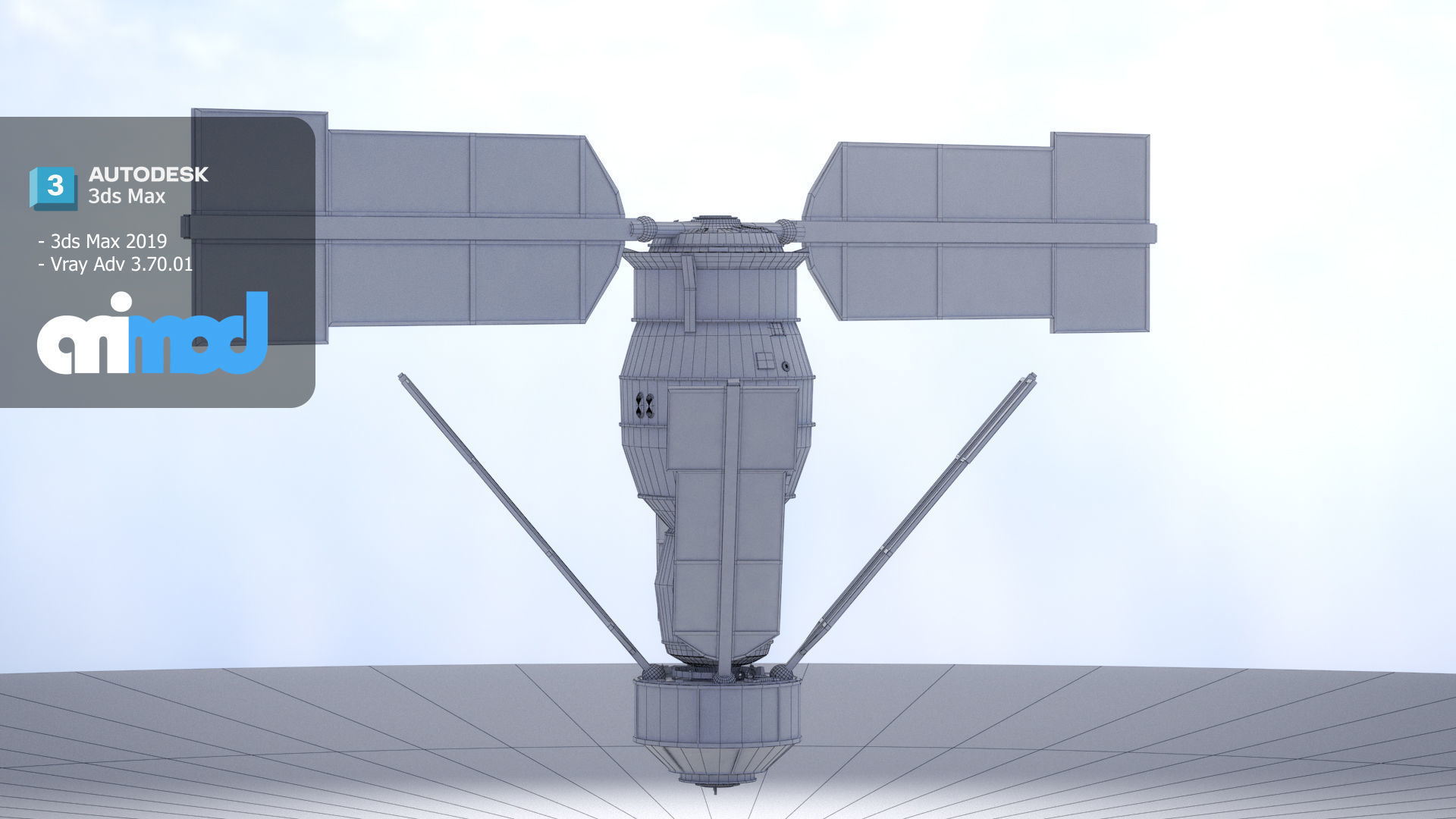 Satellite 3D model_9