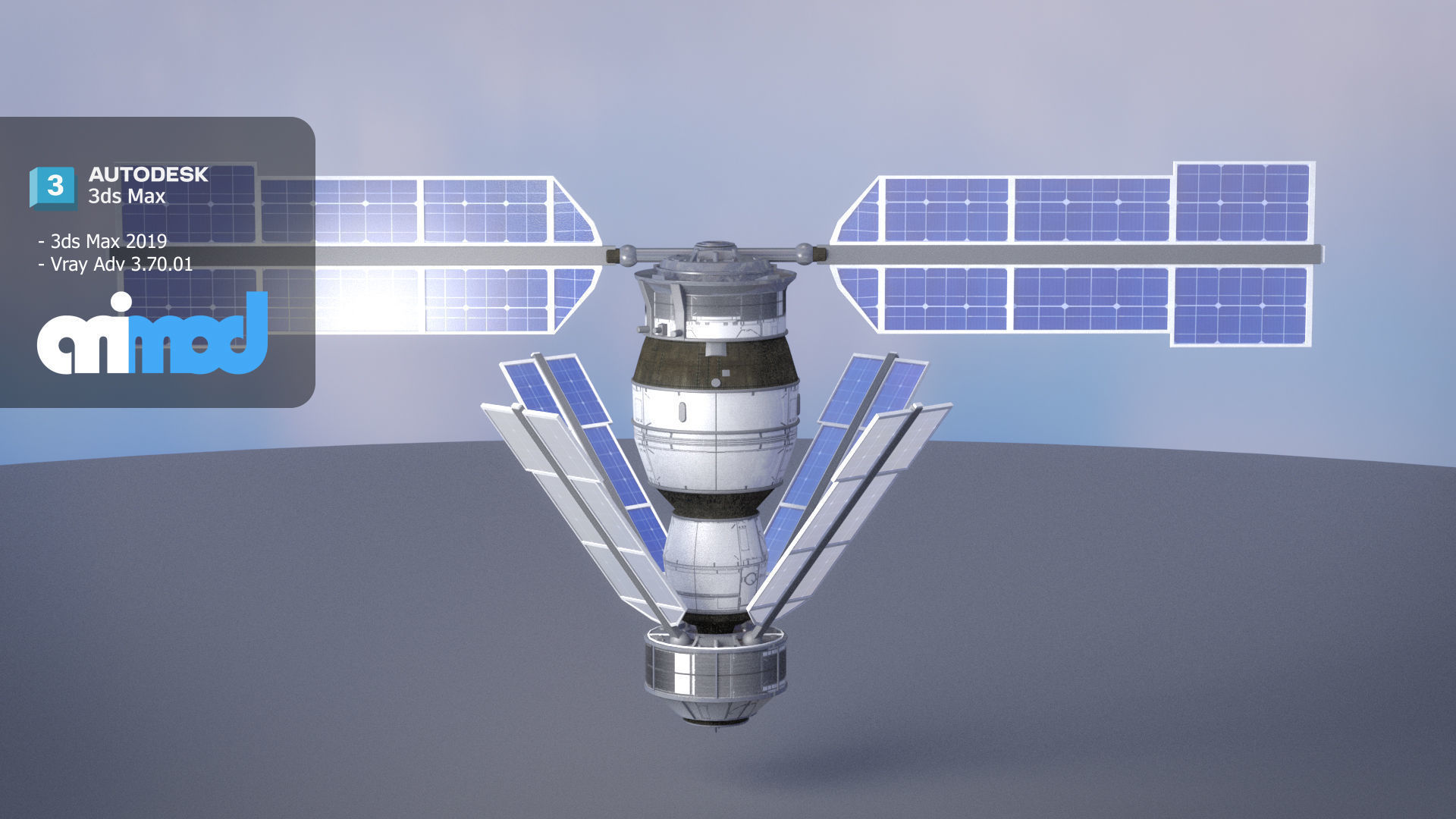 Satellite 3D model_3