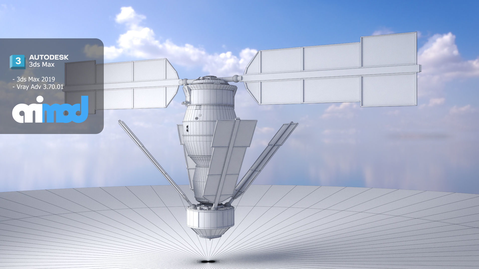 Satellite 3D model_5