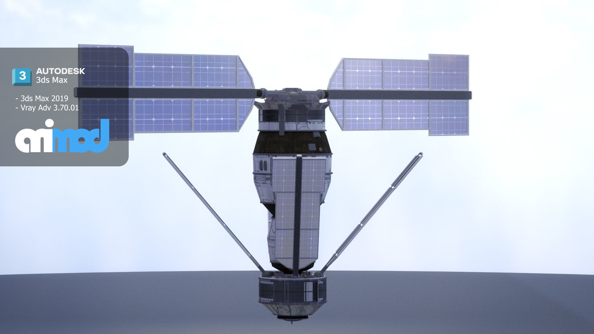 Satellite 3D model_4