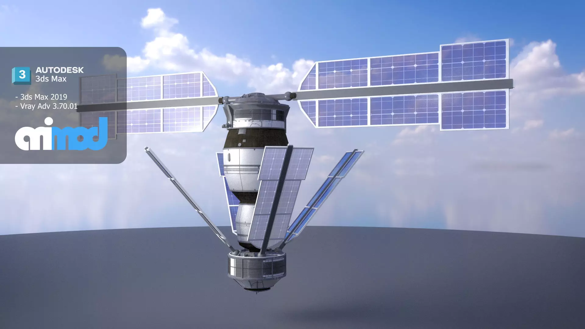 Satellite 3D model_0