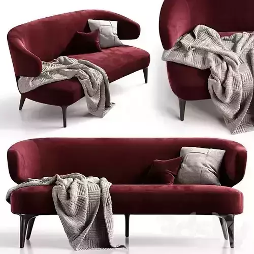 Luxury sofa 3D model