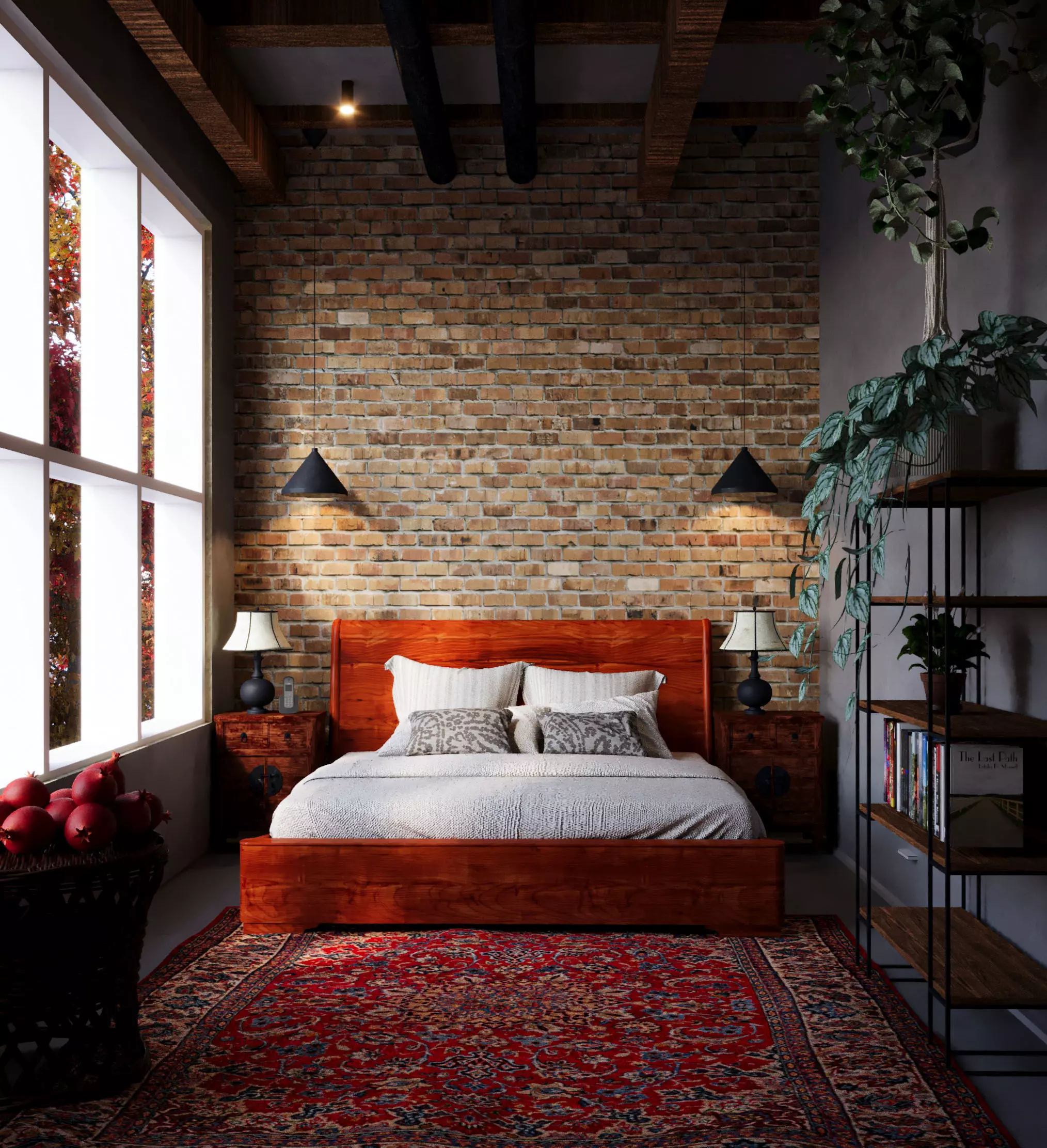 Industrial interior design Free 3D model