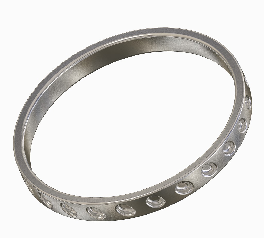 Fascinating Exquisite Bangle 3D print model_2