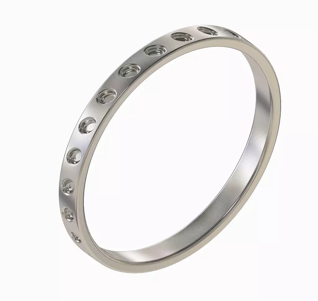 Fascinating Exquisite Bangle 3D print model_0