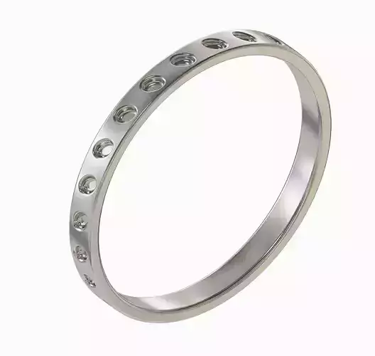 Fascinating Exquisite Bangle 3D print model