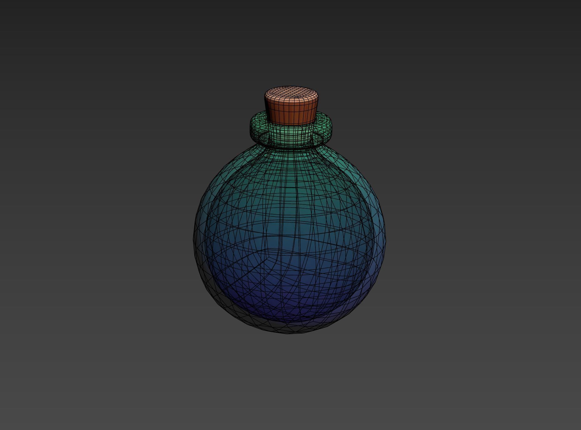 Potion Bottle 3D model_15