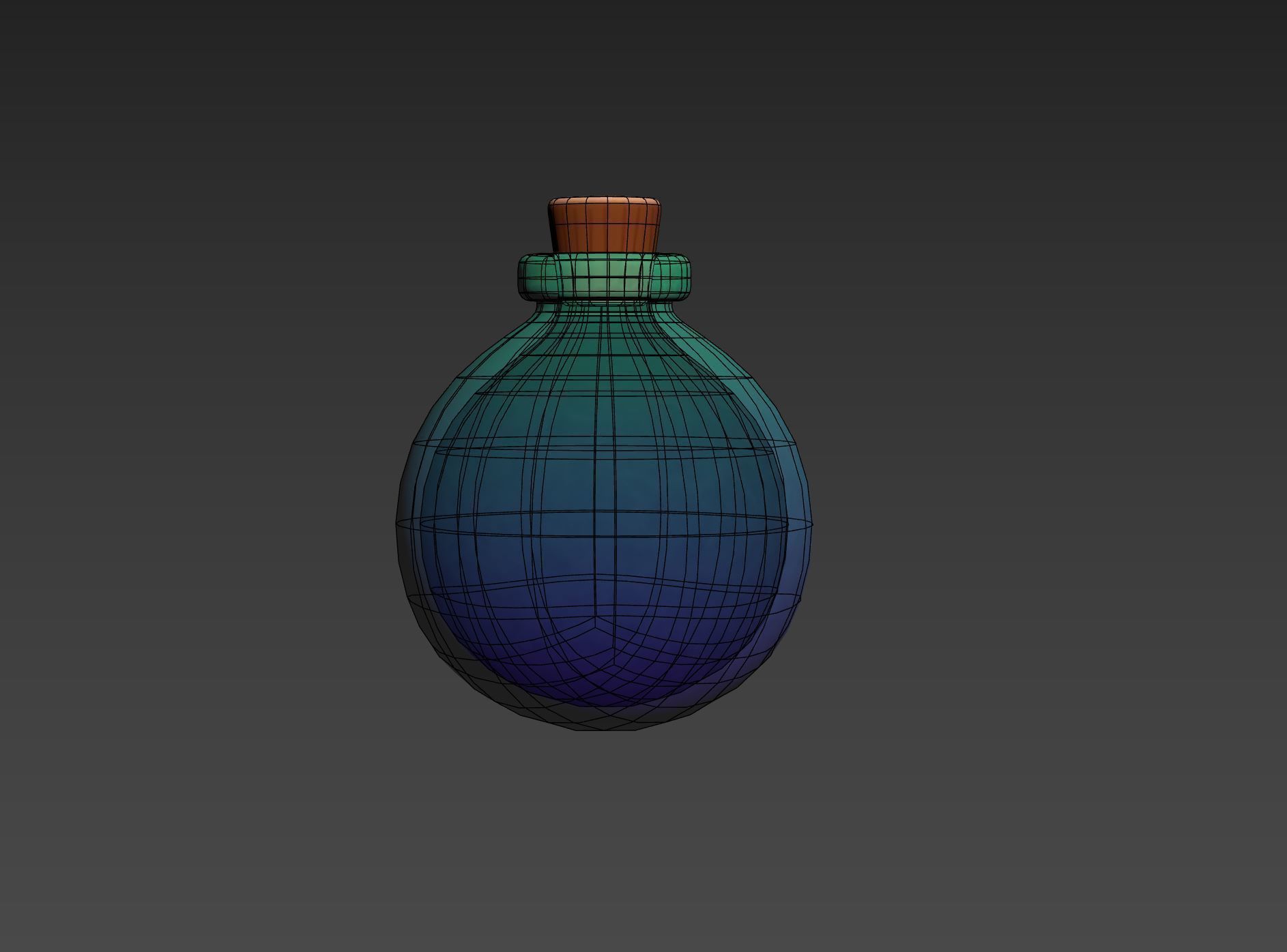 Potion Bottle 3D model_17