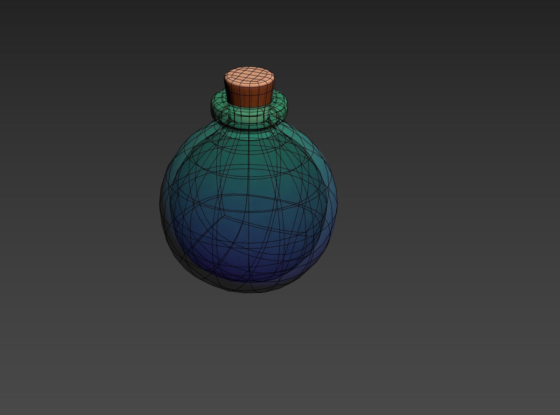 Potion Bottle 3D model_19