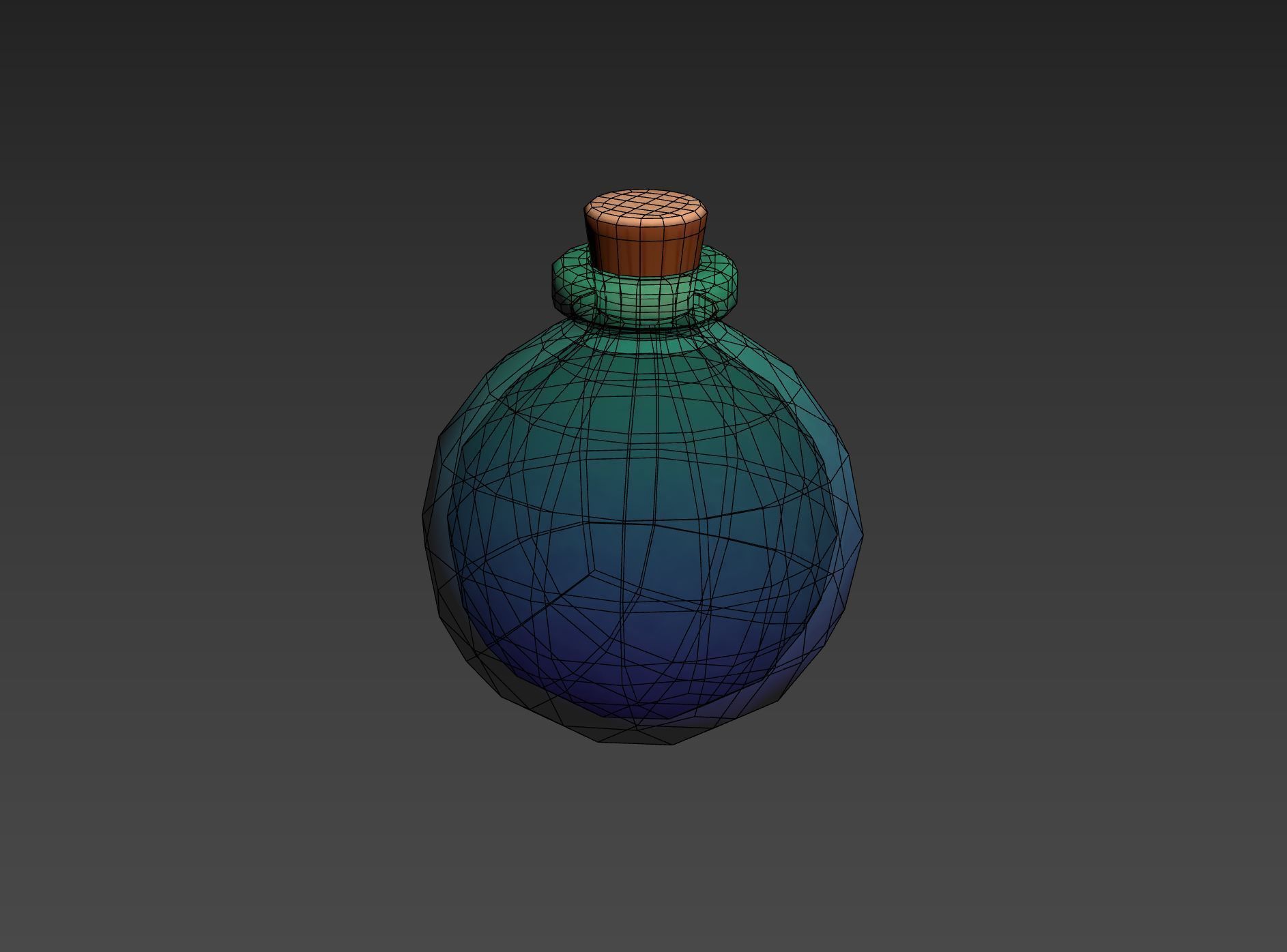 Potion Bottle 3D model_14