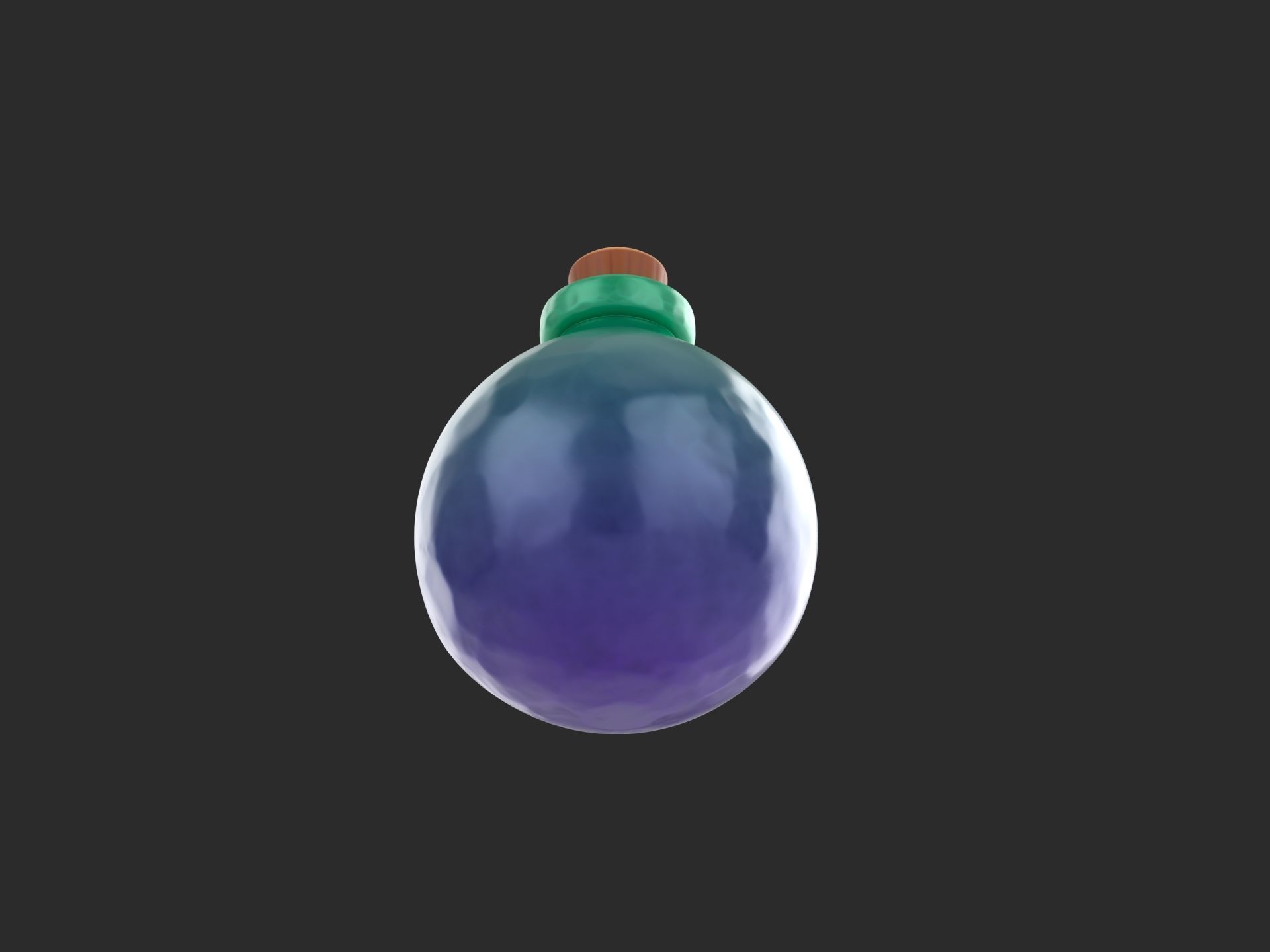 Potion Bottle 3D model_2
