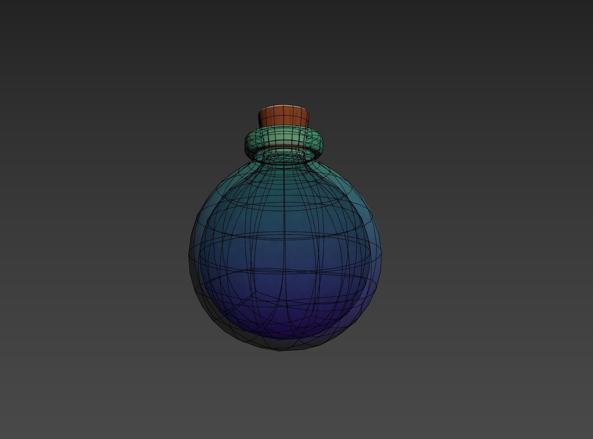 Potion Bottle 3D model_21