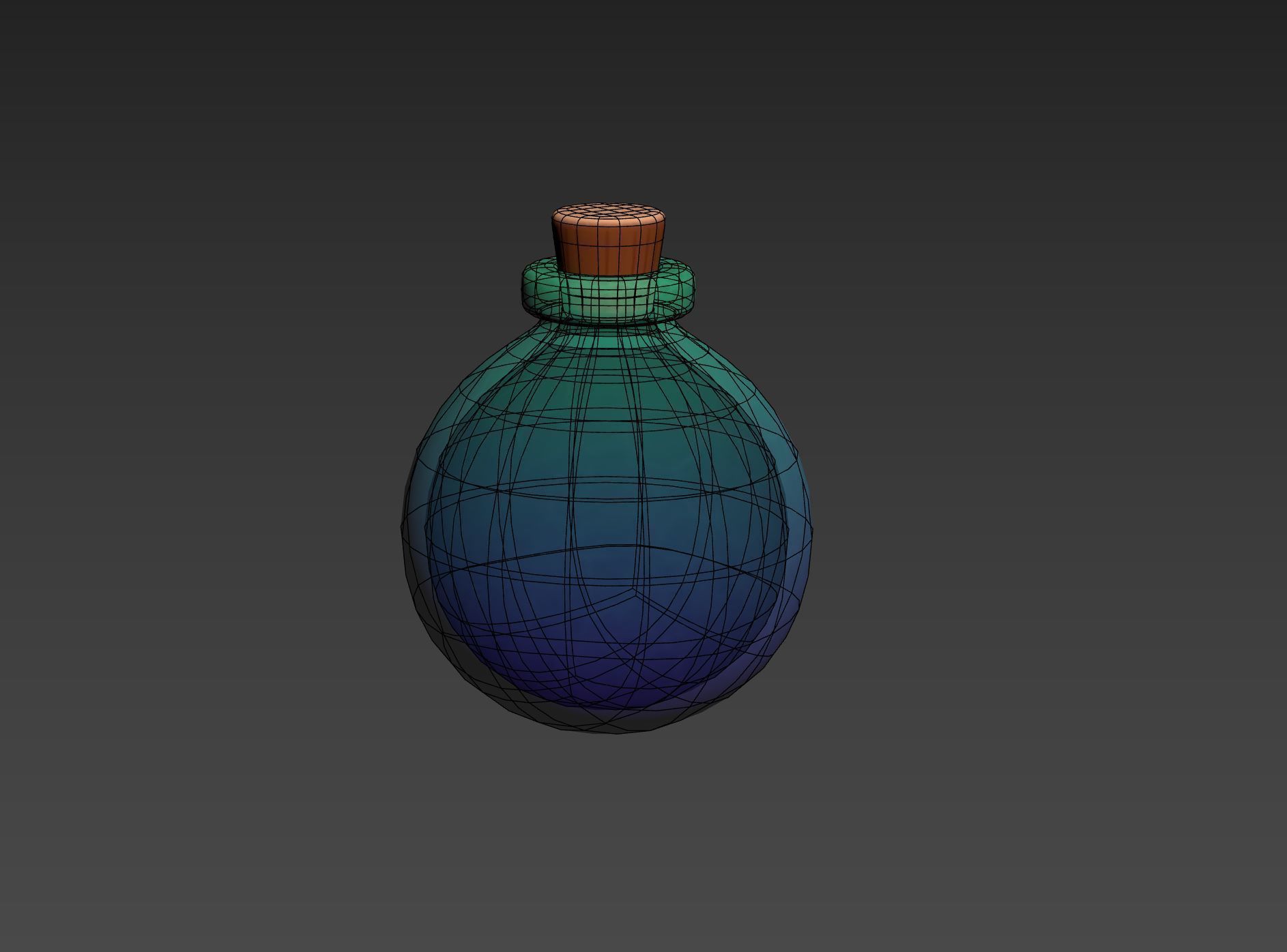 Potion Bottle 3D model_20