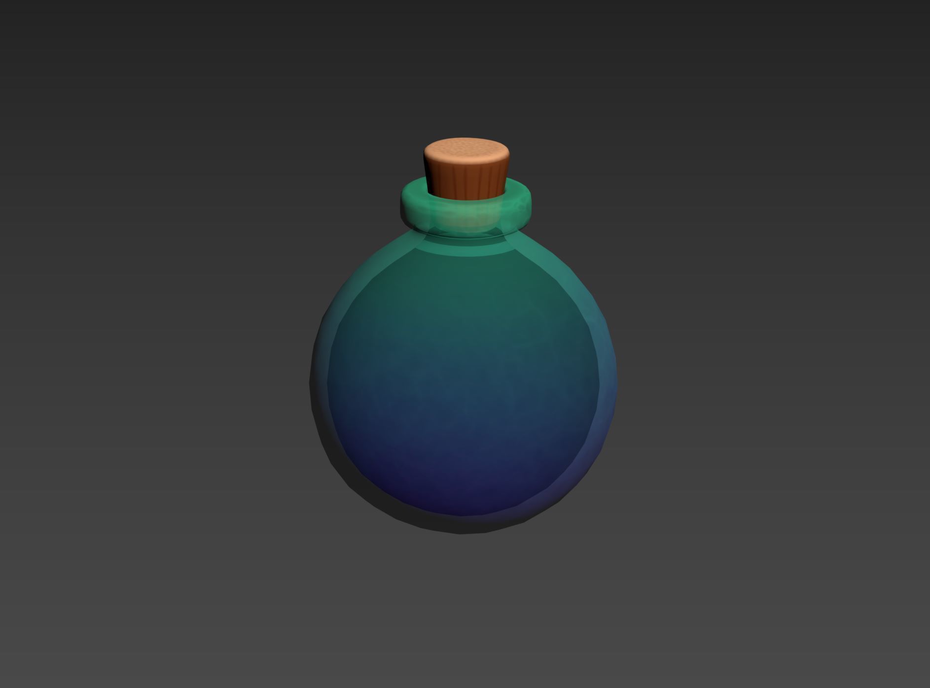 Potion Bottle 3D model_13