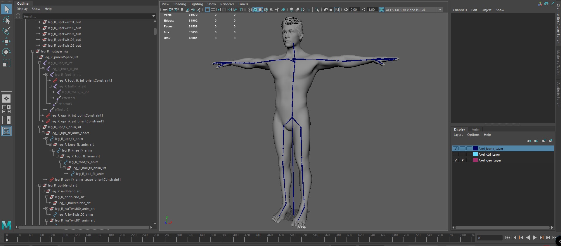 Realistic Rigged Male Character - Game Ready Low-poly 3D model_13