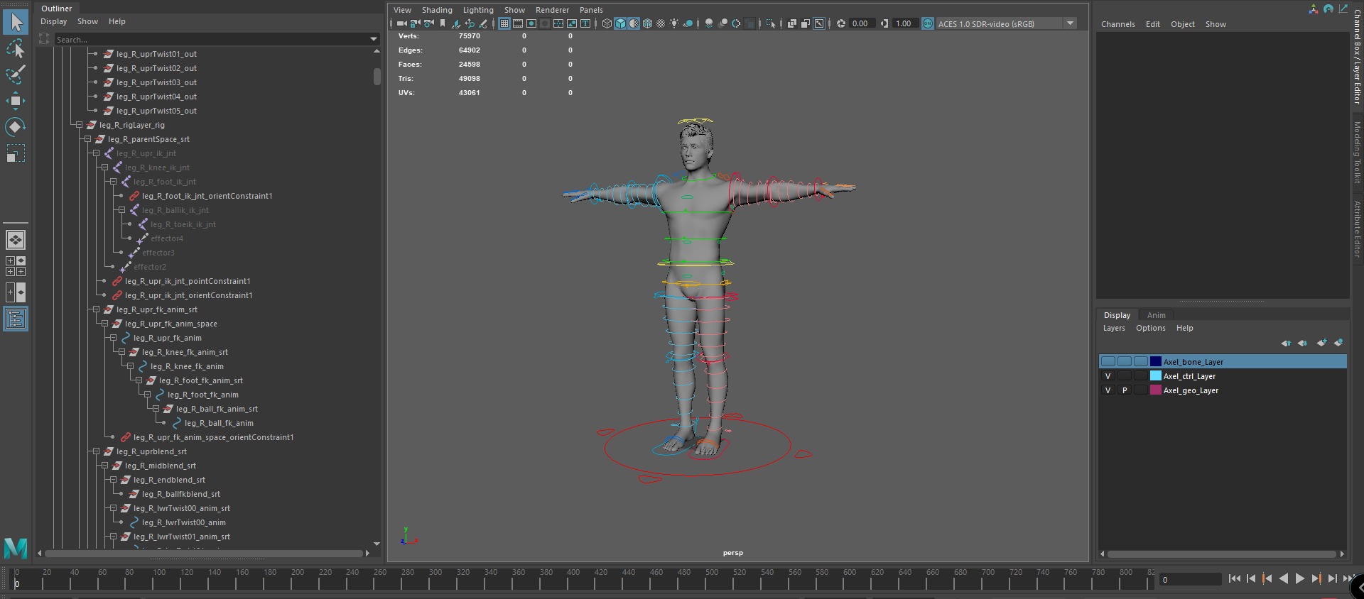 Realistic Rigged Male Character - Game Ready Low-poly 3D model_12