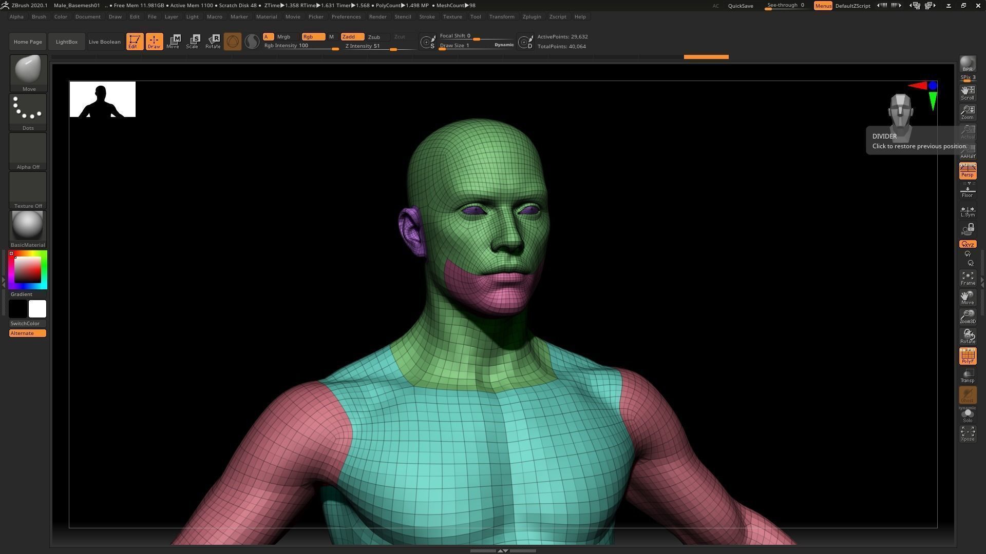 Realistic Rigged Male Character - Game Ready Low-poly 3D model_17