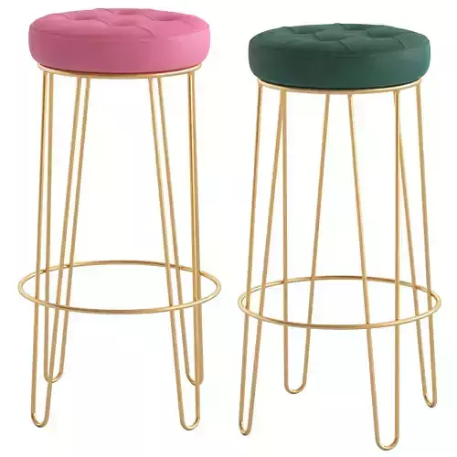 Cult Furniture Delta Hairpin Bar Stool