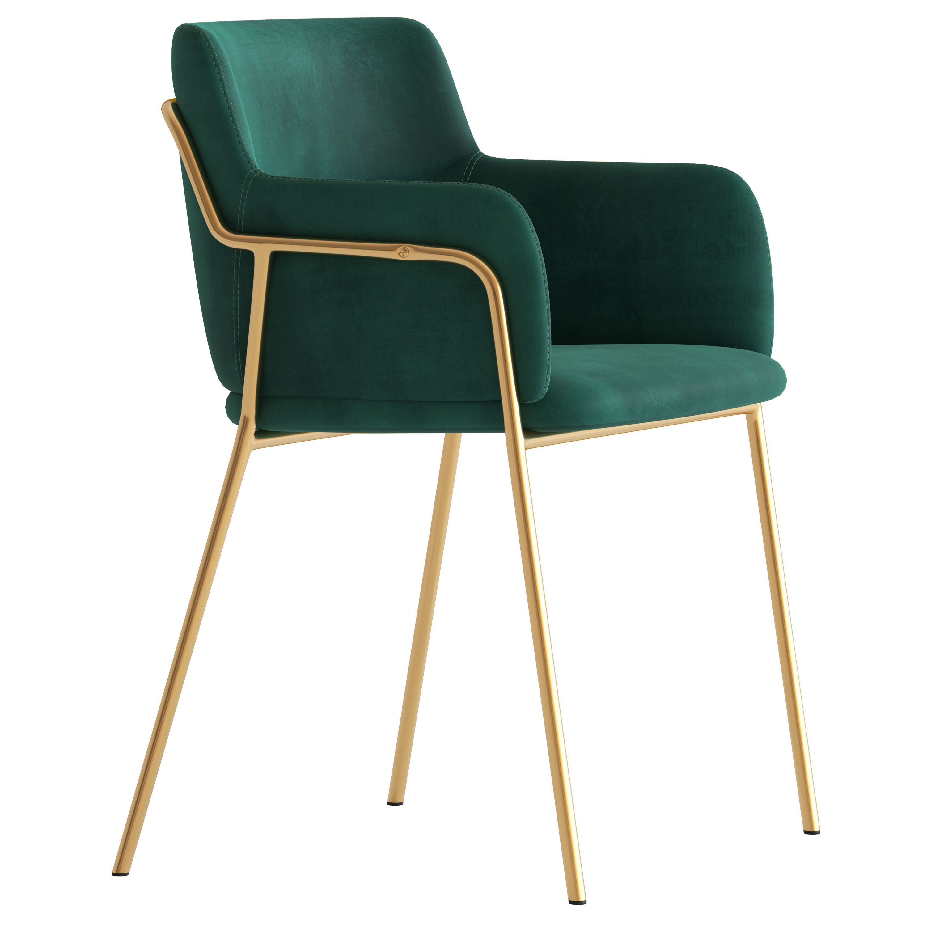 Cult Furniture Harriet Chair and Stool 3D model_2